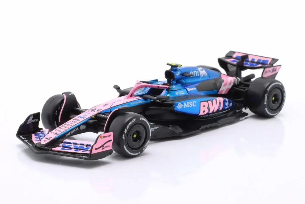 โมเดลรถ 1:43 Alpine A525 #43 Franco Colapinto ฟอร์มูล่าวัน ปี 2025 Bburago 18-38257 #43