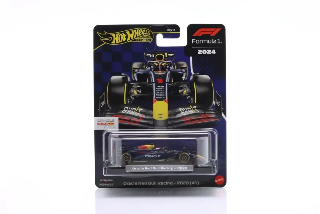 โมเดลรถ 1:64 Red Bull Racing RB20 #1 Max Verstappen ฟอร์มูล่าวัน ปี 2024 HotWheels