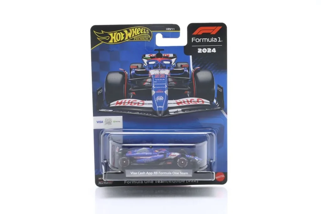 โมเดลรถ 1:64 RB VCARB 01 #22 Yuki Tsunoda ฟอร์มูล่าวัน ปี 2024 HotWheels