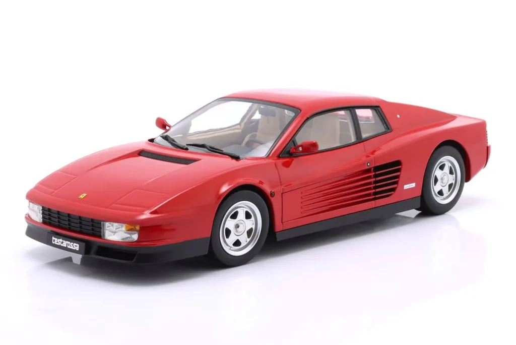 โมเดลรถ 1:18 Ferrari Testarossa ปี 1986 สีแดง / innen เบจ KK-Scale
