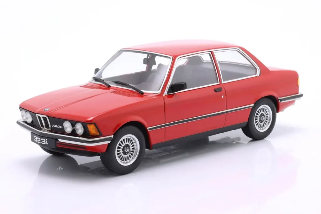โมเดลรถ 1:18 BMW 323i (E21) ปี 1978 สีแดง KK-Scale