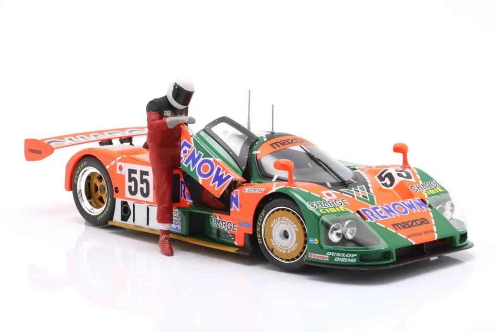 ฟิกเกอร์ 1:18 Fahrer- Mazda 787 figurenmanufaktur