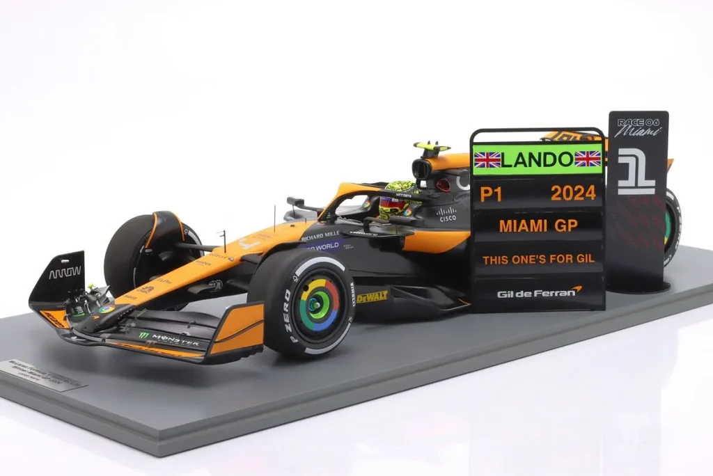车型 1:12 McLaren MCL38 #4 Lando Norris 一级方程式年 2024 Spark 12S047
