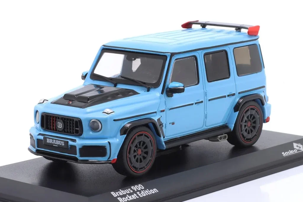 โมเดลรถ 1:43 Brabus 900 Rocket Edition ปี 2021 สี China น้ำเงิน Solido