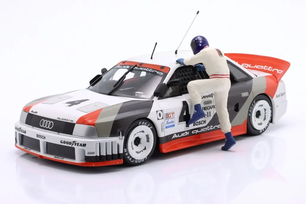 โมเดลรถ 1:18 Audi 90 IMSA GTO #4 Hans-Joachim Stuck ผู้ชนะ Laguna Seca IMSA ปี 1989 WERK83