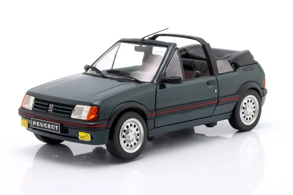 โมเดลรถ 1:18 Peugeot 205 CTI ปี 1986 สีเขียวเข้มเมทัลลิก Solido