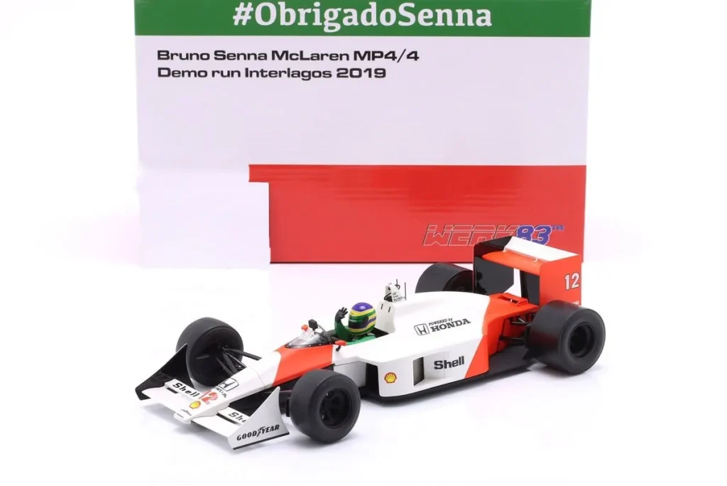 车型 1:18 McLaren MP4/4 #12 Bruno Senna Demo Run Interlagos 年 2019 WERK83