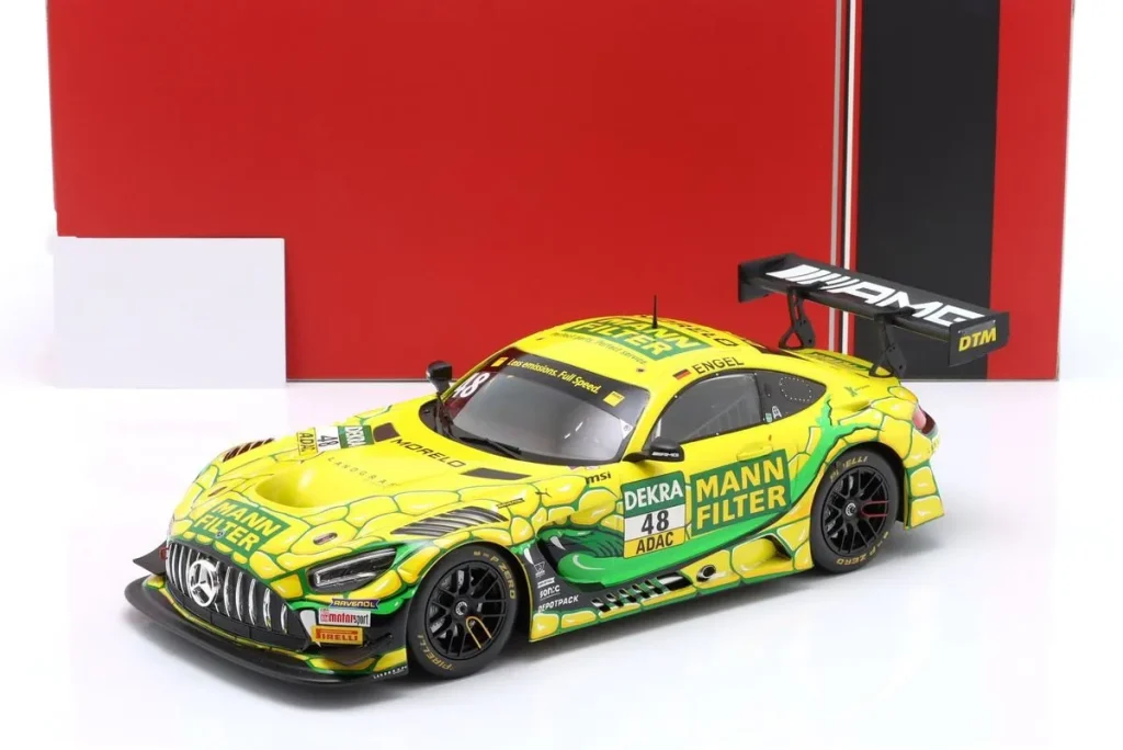 โมเดลรถ 1:18 Mercedes-Benz AMG GT3 #48 Maro Engel DTM ปี 2023 Ixo