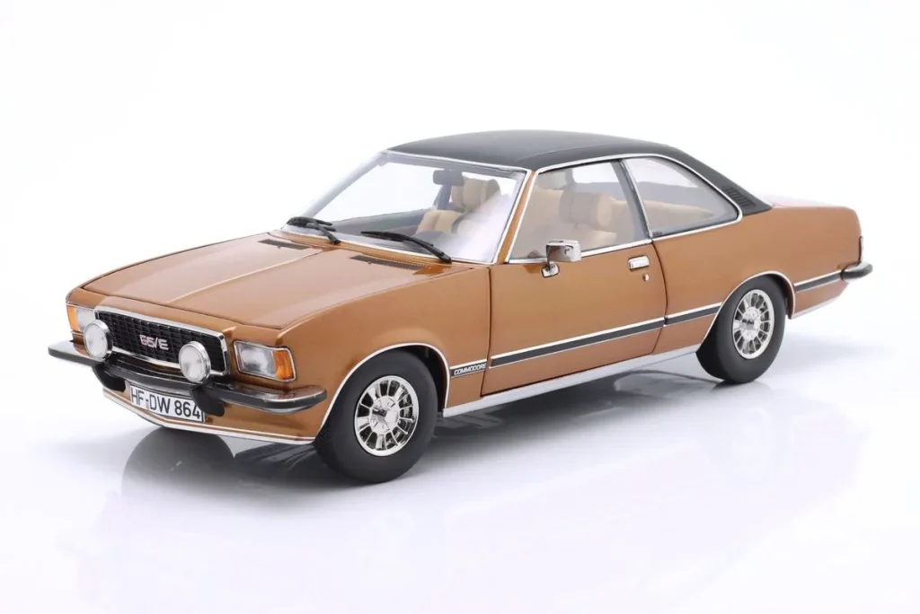 โมเดลรถ 1:18 Opel Commodore B GS/E Coupé goldbraun metallic ปี 1975 TOURING
