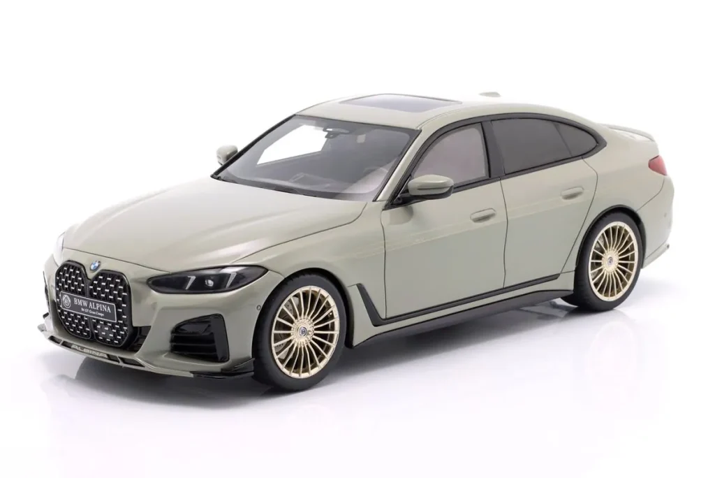 โมเดลรถ 1:18 BMW Alpina B4 GT ปี 2024 สี fashion เทา GT-SPIRIT