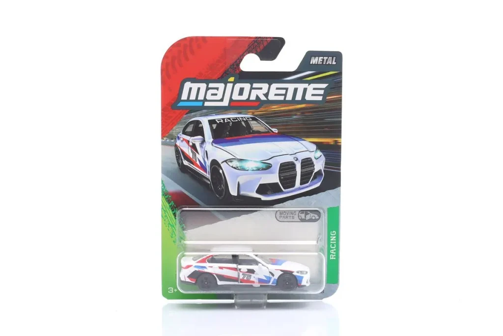 车型 1:64 BMW M3 Racing #75 白色 / Dekor Majorette