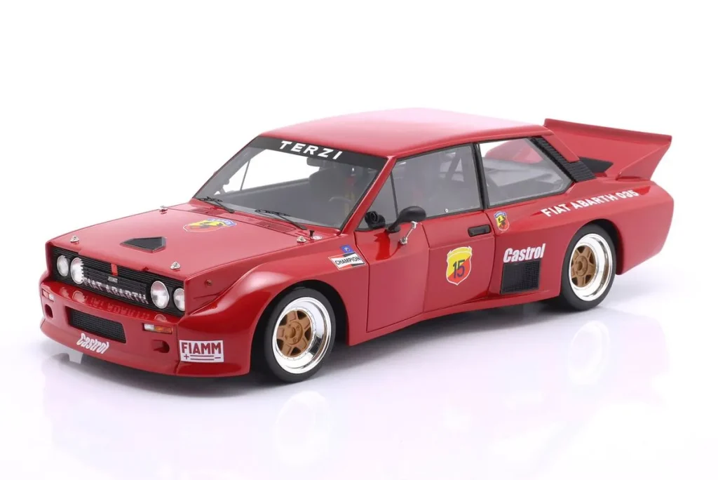 车型 1:18 Fiat Abarth 131 SE035 Turbo Volumetrico Competizione #15 年 1979 红色 MAXIMA Scale Model