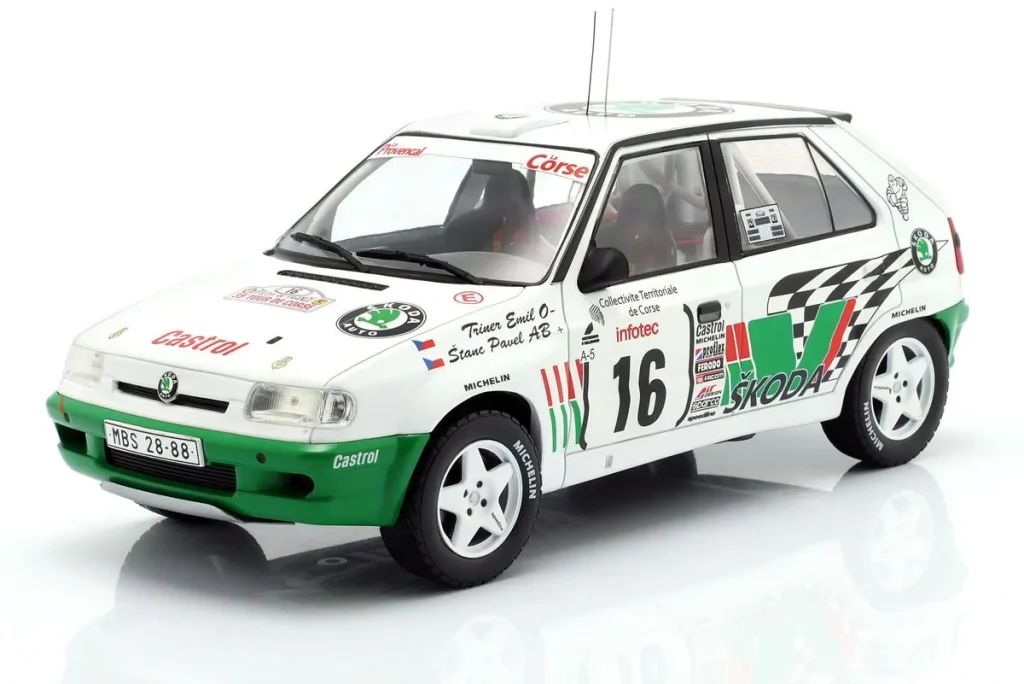 车型 1:18 Skoda Felicia Kit Car #16 Emil Triner, Pavel Štanc 拉力赛 Tour de Corse 年 1995 Ixo
