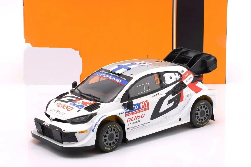车型 1:18 Toyota GR Yaris Rally1 Hybrid #5 Sami Pajari, Enni Mälkönen 排名 4 拉力赛 Finnland 年 2024 Ixo