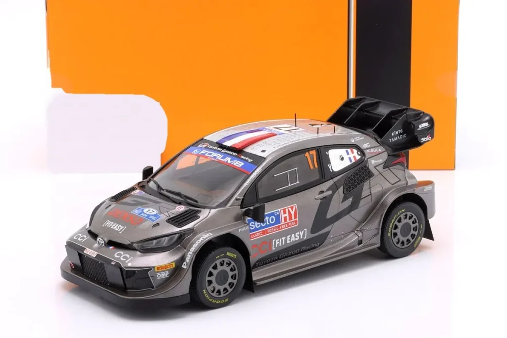 车型 1:18 Toyota GR Yaris Rally1 Hybrid #17 Sébastien Ogier, Vincent Landais 冠军拉力赛 Finnland 年 2024 Ixo