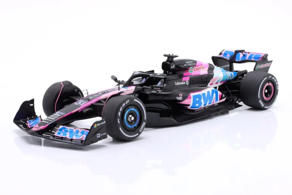 โมเดลรถ 1:18 Alpine A524 #31 Esteban Ocon Presentation Car ฟอร์มูล่าวัน ปี 2024 Solido
