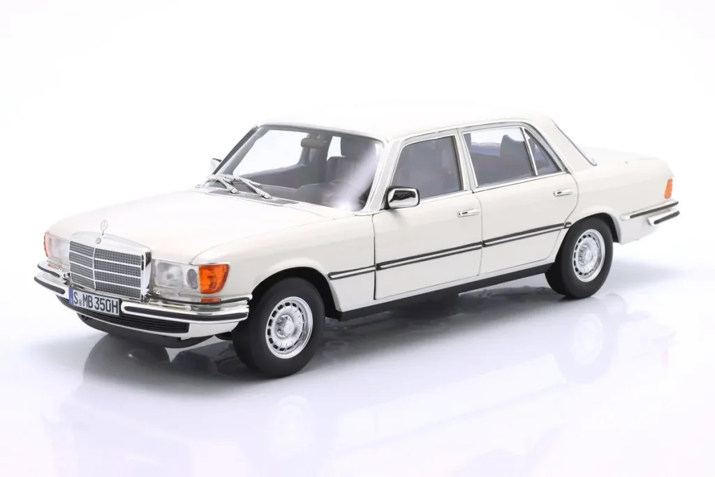 โมเดลรถ 1:18 Mercedes-Benz 350 SEL (W116) ปี 1973 สีขาว Norev