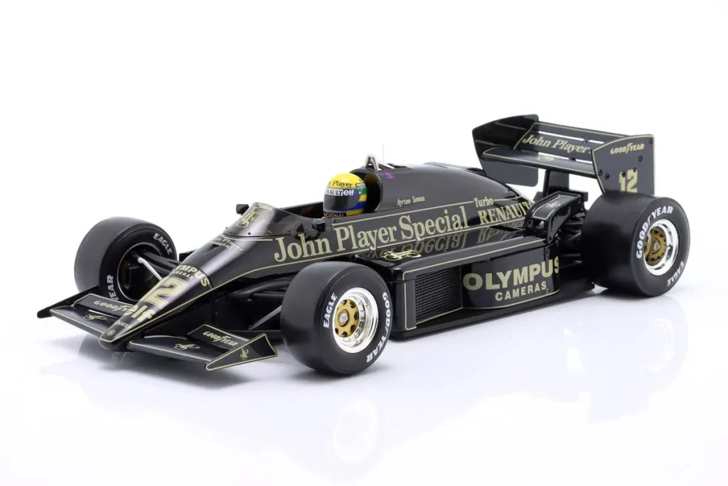 โมเดลรถ 1:18 Lotus 97T #12 Ayrton Senna โพลโพซิชัน Monaco GP ฟอร์มูล่าวัน ปี 1985 WERK83 W18056001 (W18R001) + BUCH
