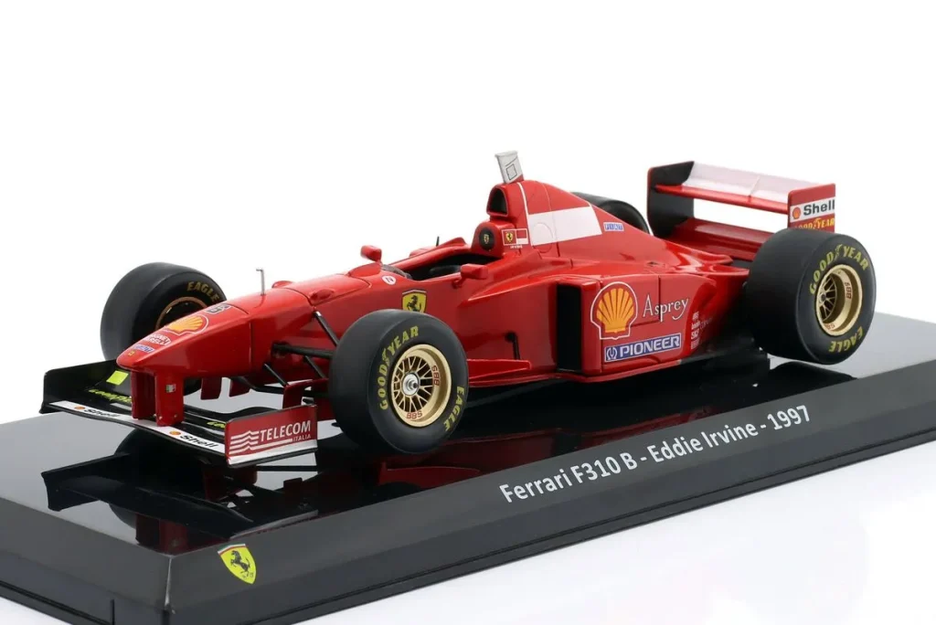 โมเดลรถ 1:24 Ferrari F310B #6 Eddie Irvine ฟอร์มูล่าวัน ปี 1997 Premium Collectibles