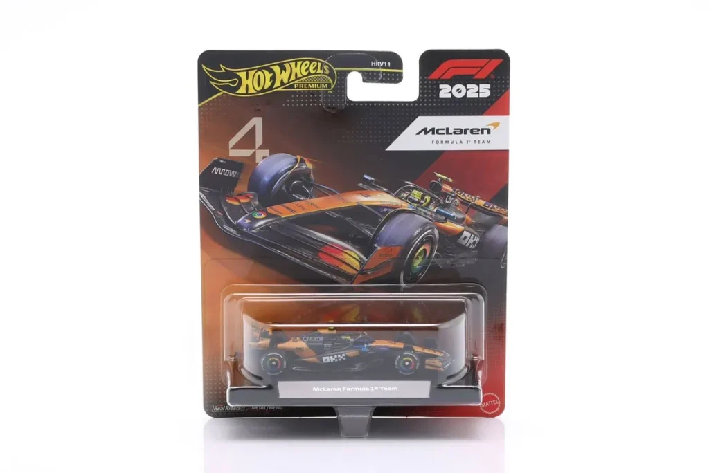 车型 1:64 McLaren MCL39 #4 Lando Norris 一级方程式年 2025 HotWheels