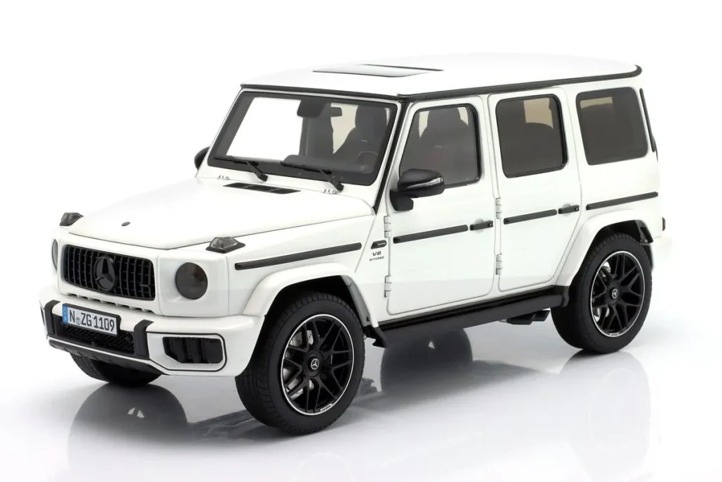 โมเดลรถ 1:18 Mercedes-Benz AMG G63 (W465) ปี 2025 สีขาว NZG