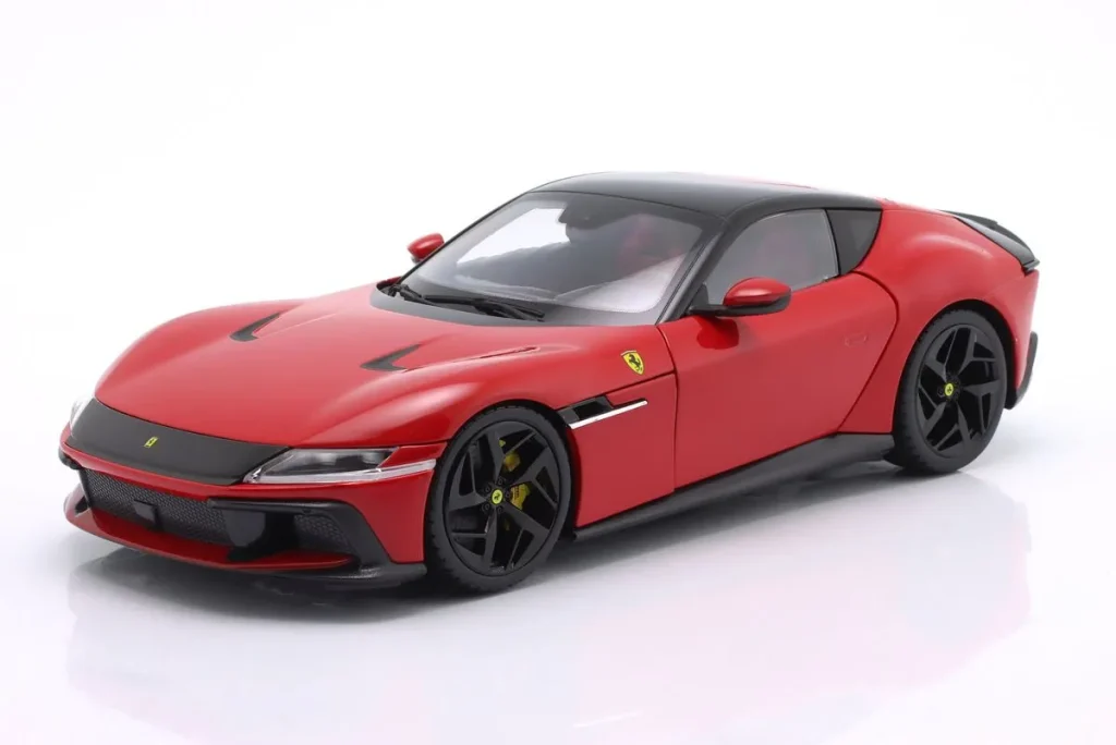 โมเดลรถ 1:18 Ferrari 12Cilindri ปี 2024 สีคอร์ซ่าแดง Polistil 18FE02010-HC