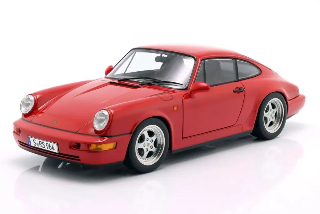 โมเดลรถ 1:12 Porsche 911 (964) RS ปี 1992 สีแดง KK-Scale KKDC120242S