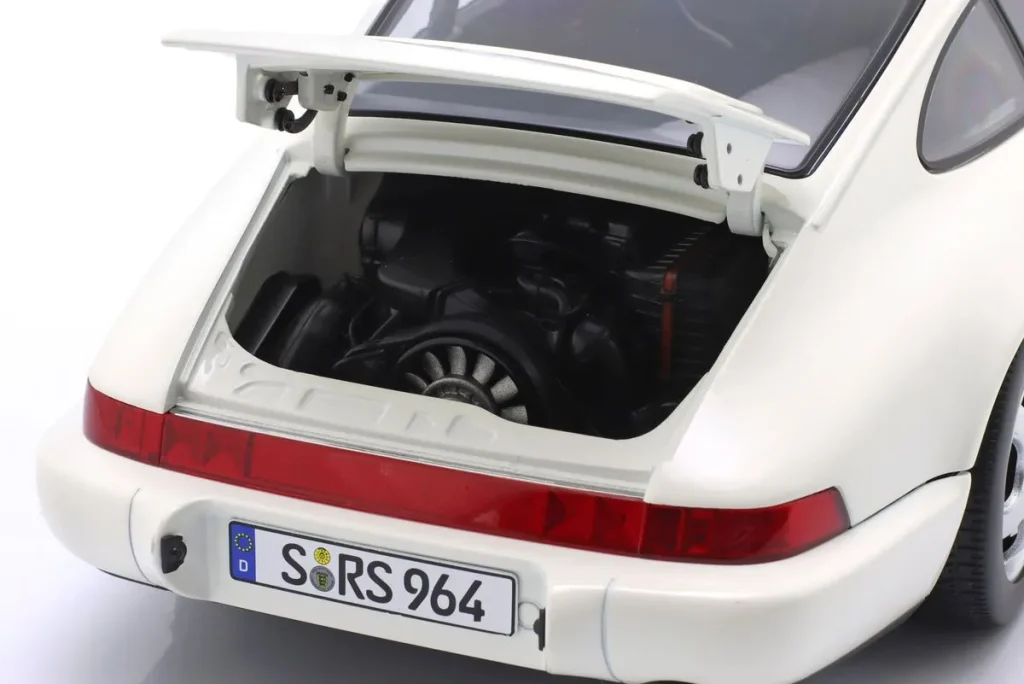 โมเดลรถ 1:12 Porsche 911 (964) RS ปี 1992 สีขาว KK-Scale KKDC120241C