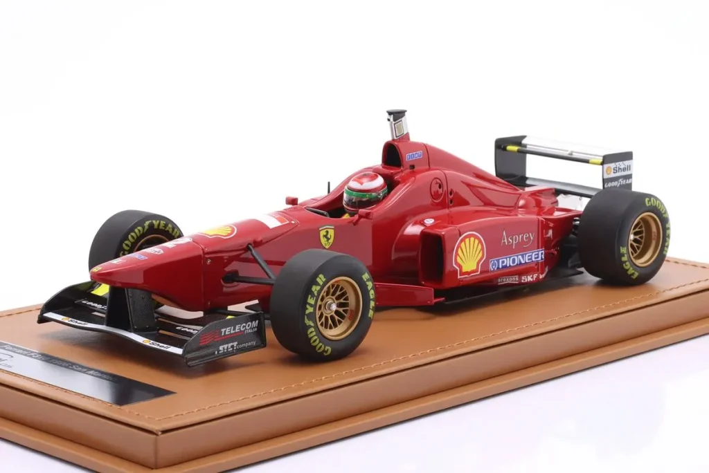 โมเดลรถ 1:18 Ferrari F310 #2 Eddie Irvine อันดับ 4 San Marino GP (Imola) ฟอร์มูล่าวัน ปี 1996 Tecnomodel