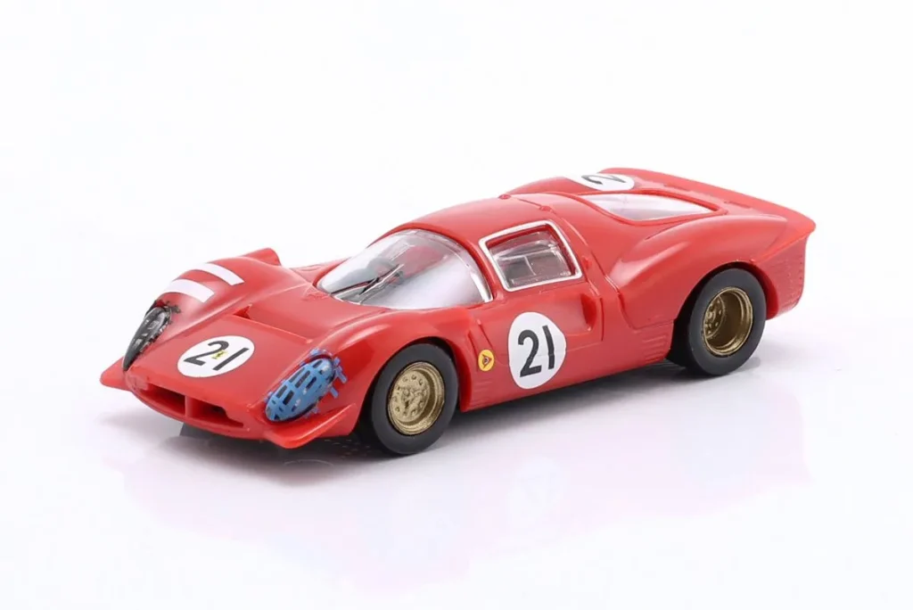 โมเดลรถ 1:87 Ferrari 330 P3 #21 Lorenzo Bandini, Jean Guichet 24 ชั่วโมง เลอมังส์ ปี 1966 Wiking