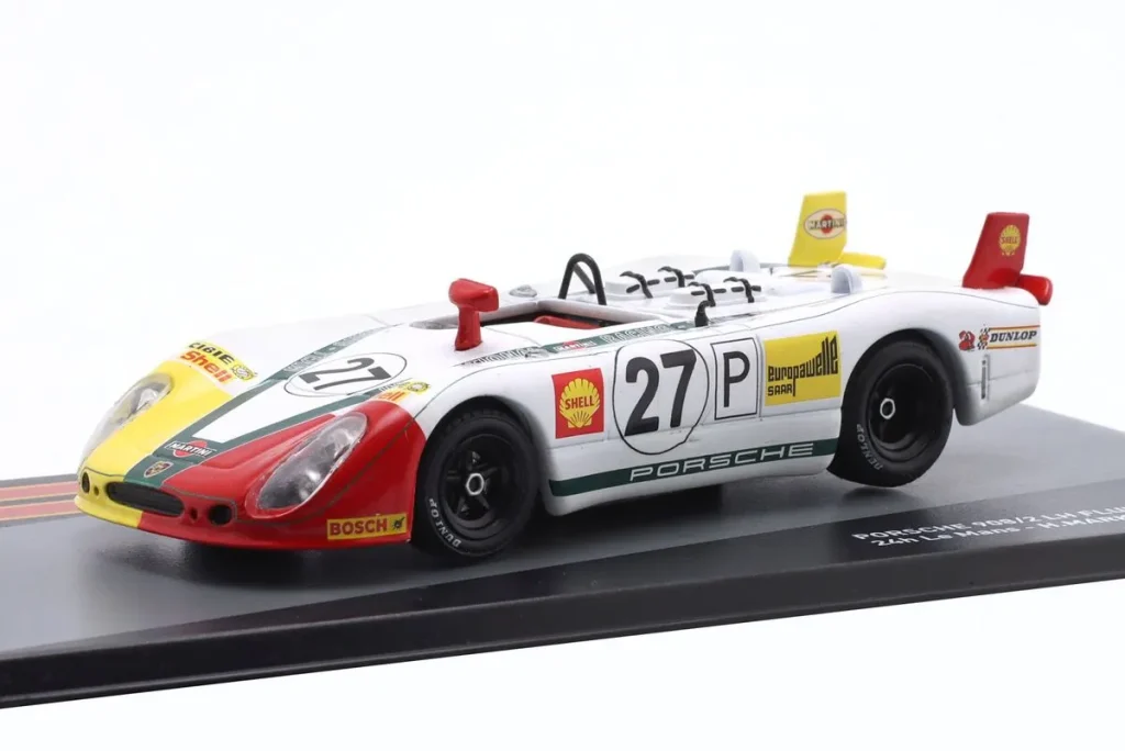 โมเดลรถ 1:43 Porsche 908/02 #27 Rudi Lins, Helmut Marko 24 ชั่วโมง เลอมังส์ ปี 1970 Altaya