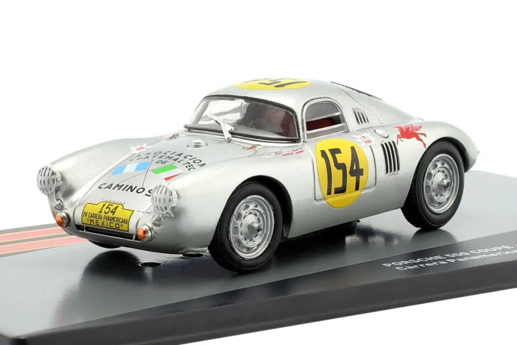 โมเดลรถ 1:43 Porsche 550 Coupe #154 Jaroslav Juhan, Antonio Asturias Hall ปี 1953 Altaya