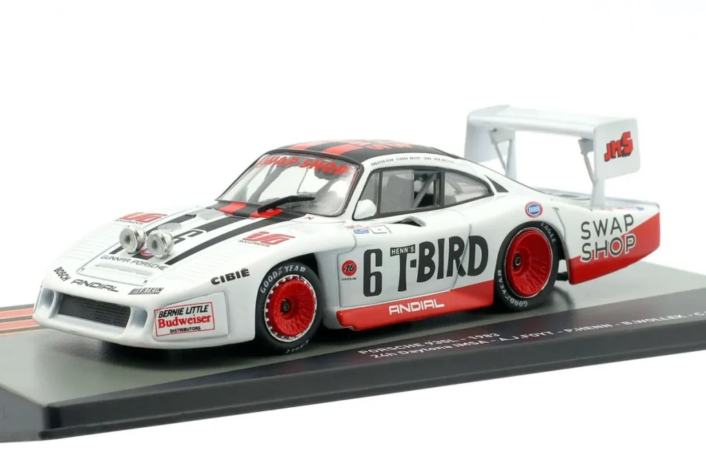 โมเดลรถ 1:43 Porsche 935L #6 Bob Wollek, Claude Ballot-Léna, Preston Henn, A. J. Foyt 24 ชั่วโมง เดย์โทนา ปี 1983 Altaya