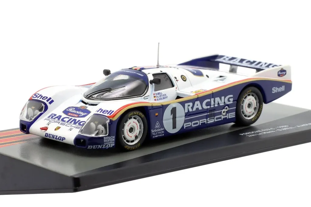 โมเดลรถ 1:43 Porsche 962 C #1 Hans-Joachim Stuck, Derek Bell, Al Holbert ผู้ชนะ 24h LeMans ปี 1986 Altaya