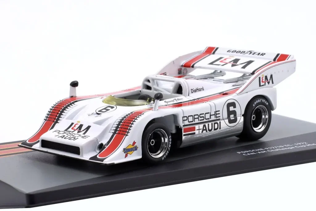 โมเดลรถ 1:43 Porsche 917/10 TC #6 George Follmer ผู้ชนะ Can-Am Challenge Cup Mid Ohio ปี 1972 Altaya