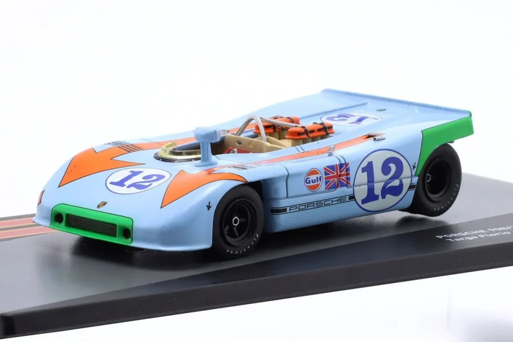 โมเดลรถ 1:43 Porsche 908/03 #12 Jo Siffert, Brian Redman ผู้ชนะ Targa Florio ปี 1970 Altaya