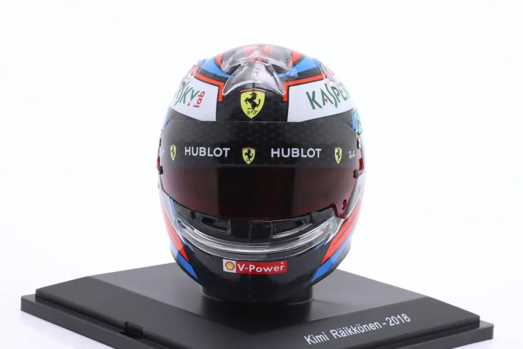 仿真赛车头盔 1:5 Ferrari SF71H #7 Kimi Räikkönen 一级方程式年 2018 Spark