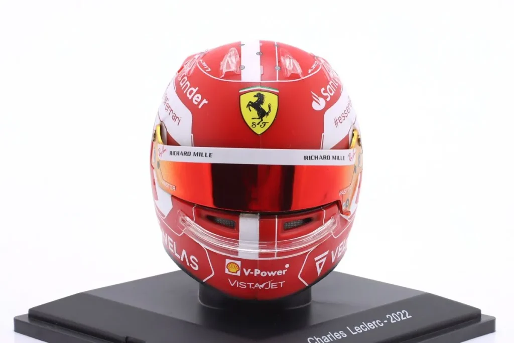 仿真赛车头盔 1:5 Ferrari F1-75 #16 Charles Leclerc 一级方程式年 2022 Spark