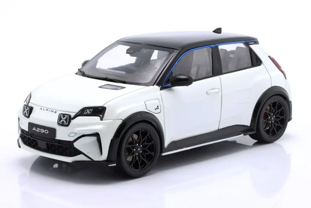 โมเดลรถ 1:18 Alpine A290 GTS ปี 2024 สีขาว Solido