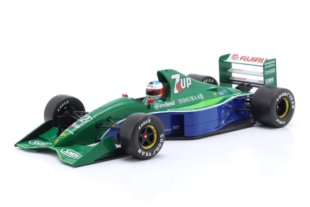 โมเดลรถ 1:18 Jordan 191 #32 Michael Schumacher Freies Training / Erste GP Wettrennen Belgien GP Spa / ฟอร์มูล่าวัน ปี 1991 WERK83