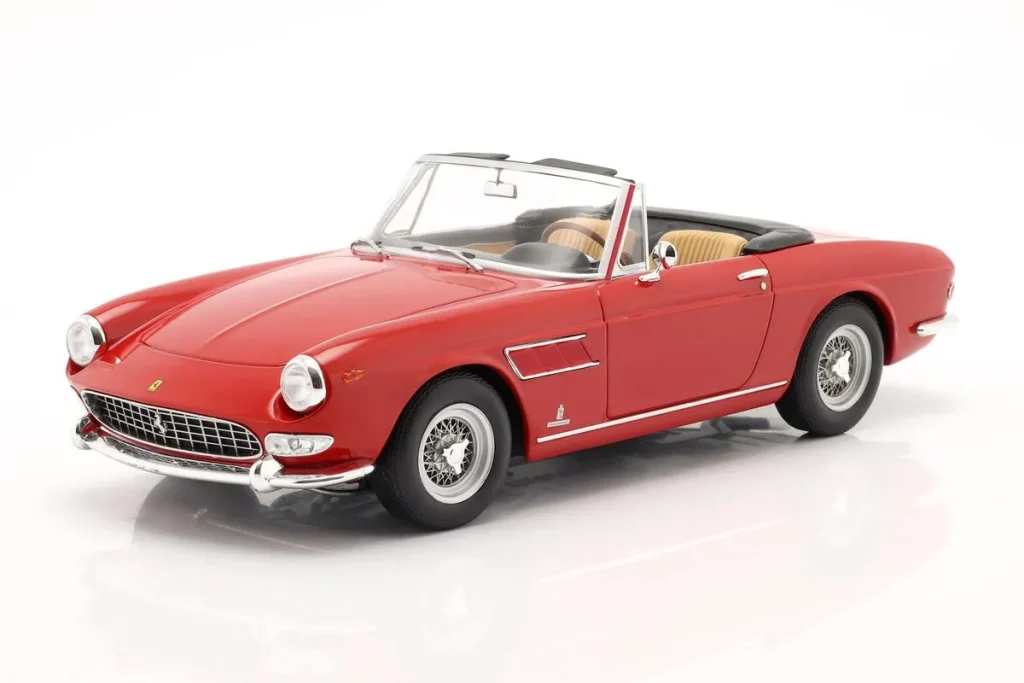 โมเดลรถ 1:18 Ferrari 275 GTS Pininfarina Spyder ปี 1964 สีแดง KK-Scale