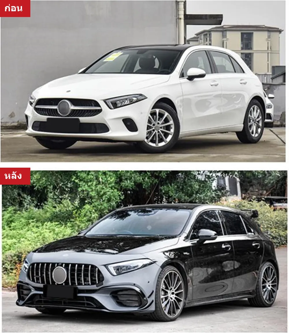 Full Body Kit Mercedes-Benz A-Class W177 year 2019-2024 style A45S AMG