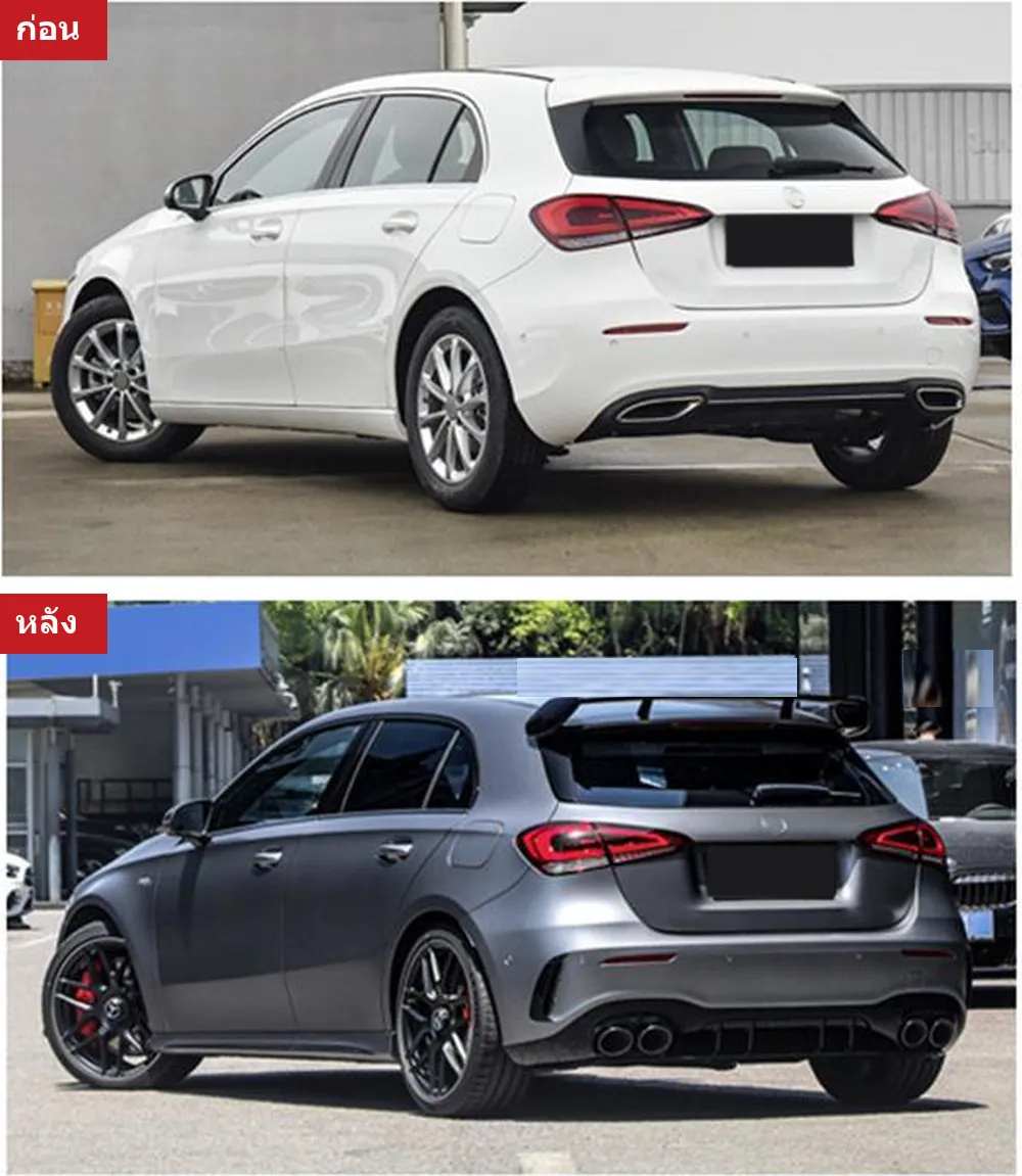 Full Body Kit Mercedes-Benz A-Class W177 year 2019-2024 style A45S AMG