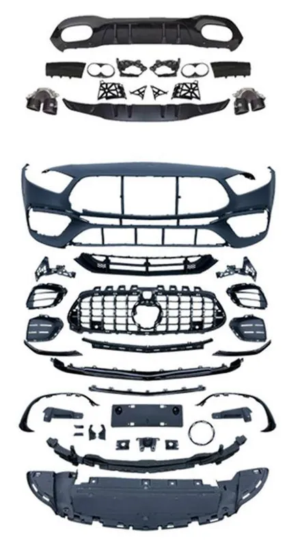 Full Body Kit Mercedes-Benz A-Class W177 year 2019-2024 style A45S AMG