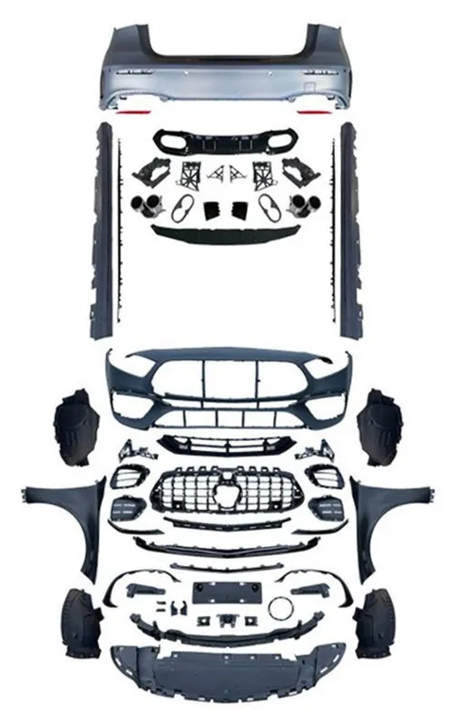 Full Body Kit Mercedes-Benz A-Class W177 year 2019-2024 style A45S AMG widebody