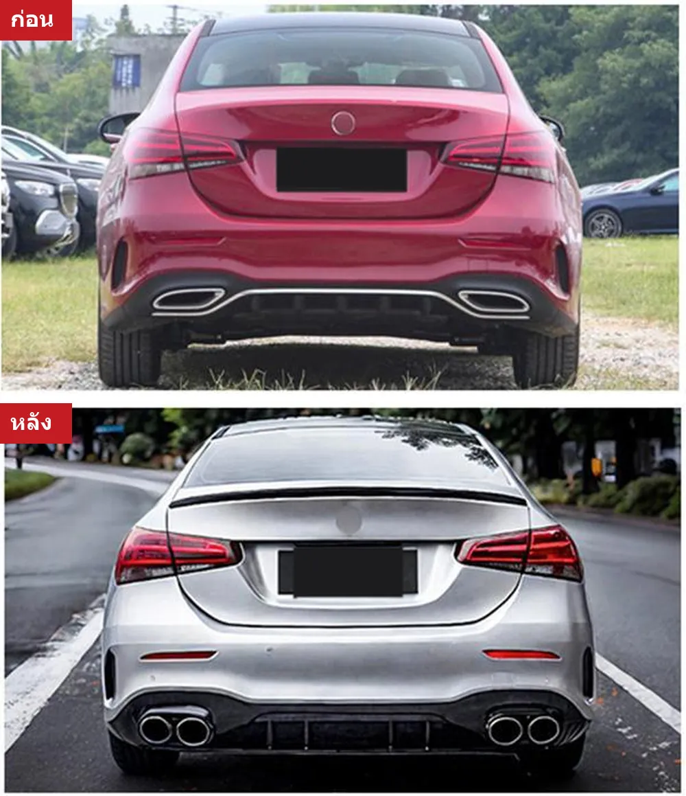 Full Body Kit Mercedes-Benz A-Class W177 year 2019-2024 style A45S AMG widebody