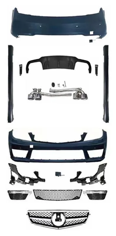 全车包围套件 Mercedes-Benz C-Class W204 年 2011-2014 款式 C63 AMG
