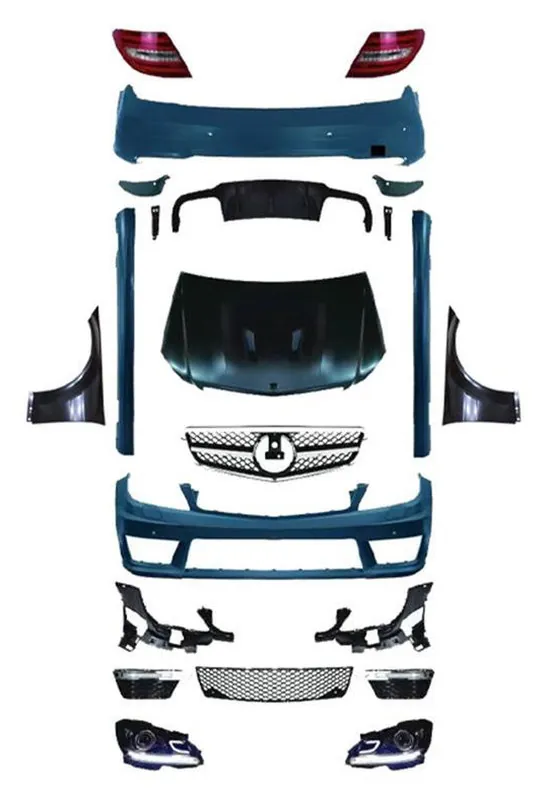 全车包围套件 Mercedes-Benz C-Class W204 年 2008-2010 款式 C63 AMG