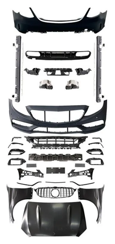 Full Body Kit Mercedes-Benz C-Class W205 year 2015-2021 style ORIGINAL VISION C63S AMG