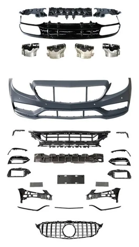 Full Body Kit Mercedes-Benz C-Class W205 year 2015-2021 style C63S AMG